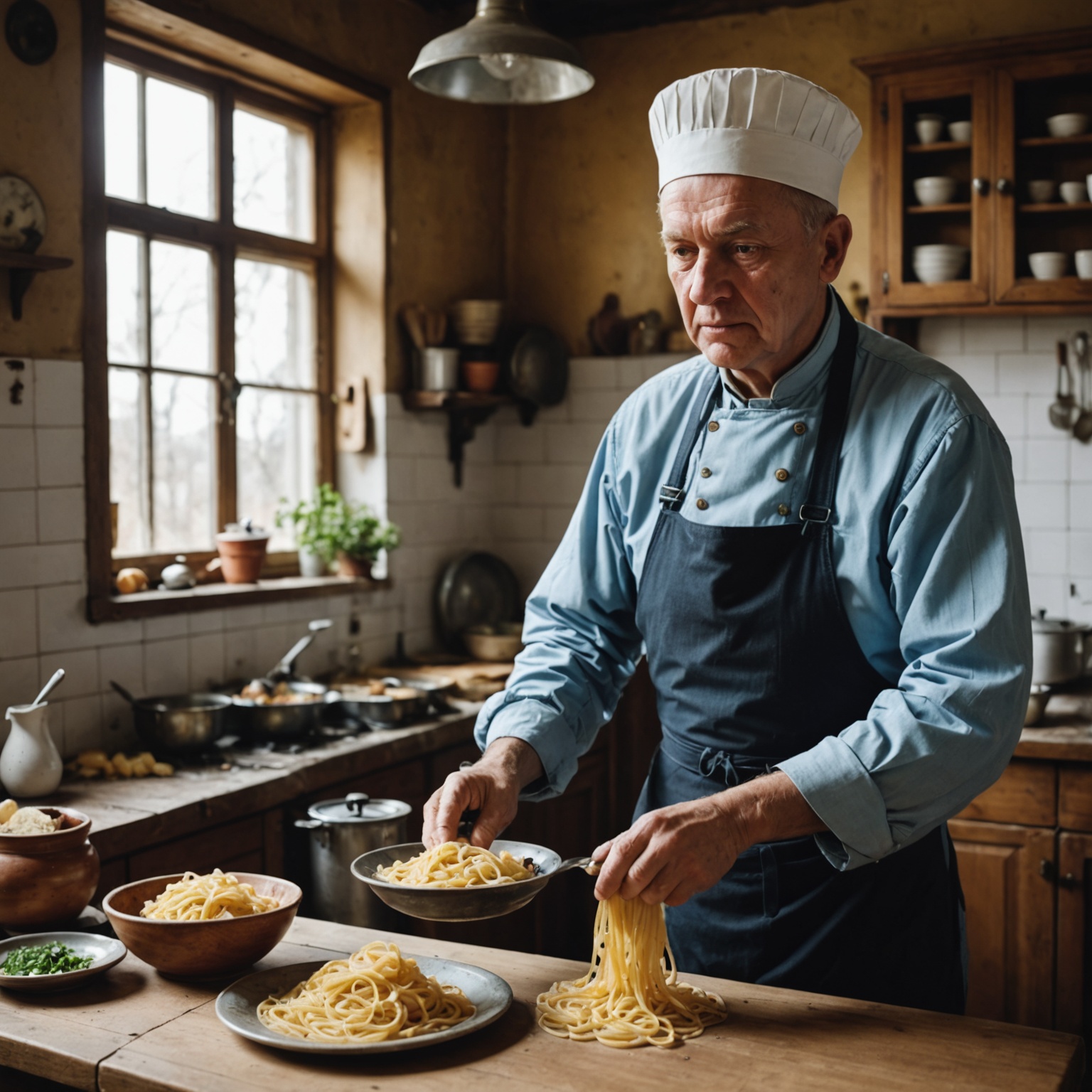 Пример удачной композиции вкуса — Паста с хамоном Пример удачной композиции вкуса — Паста с хамоном
